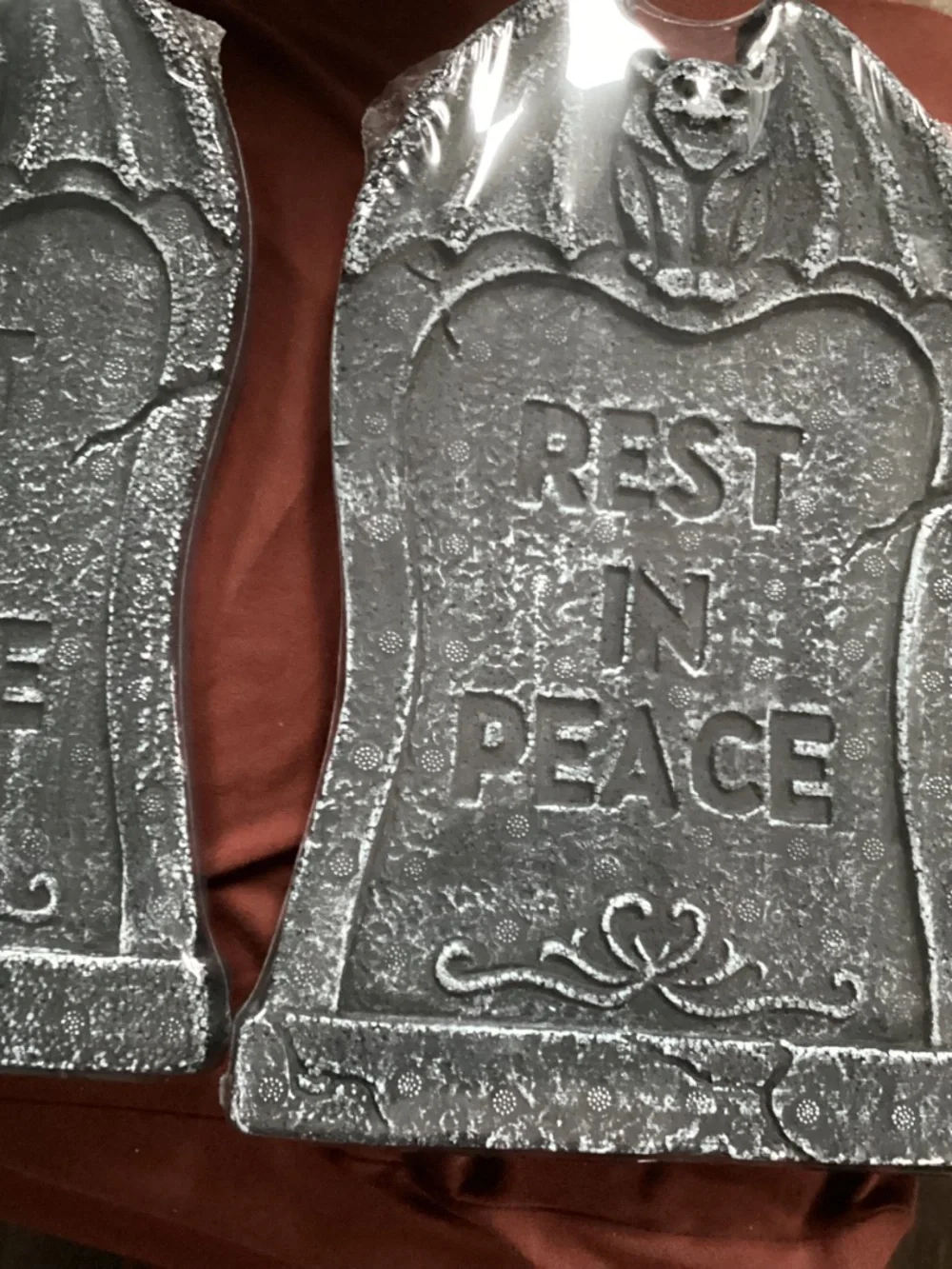 Halloween Tombstone Decor Set Bundle Brand new